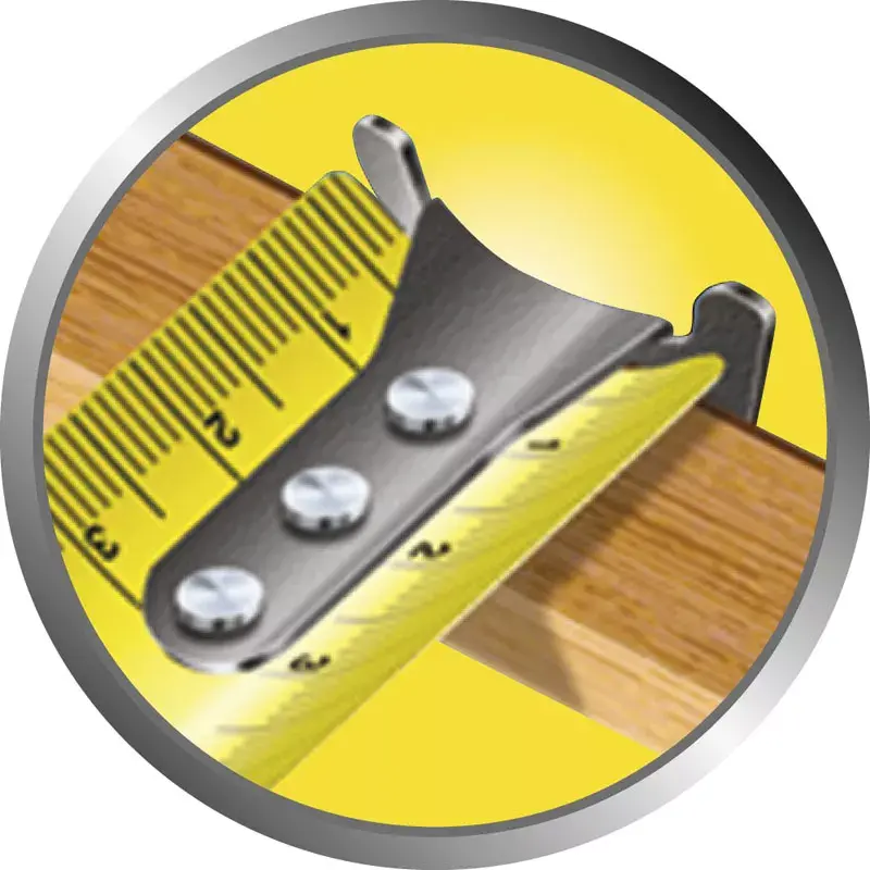 Cinta métrica STANLEY Micro PowerLock Metric - cinta métrica retráctil compacta, escala métrica