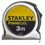 Cinta métrica STANLEY Micro PowerLock Metric - cinta métrica retráctil compacta, escala métrica