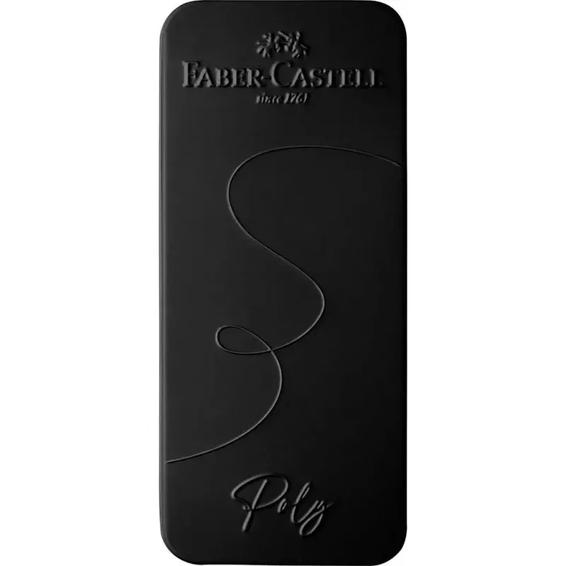 Bolígrafo y pluma estilográfica Faber-Castell Poly Ball Set Negro 3 unidades