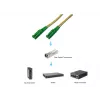 Cable de conexión de fibra óptica EQUIP E2000/APC a E2000/APC 0,50 m Monomodo OS2