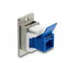 Módulo Keystone DELOCK 91106 diseño plano, azul/plata/blanco