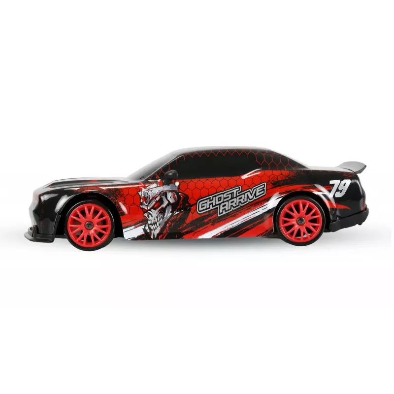 Amewi 21131 Drift Sport Muscle Car 4WD 1:24 RTR, rojo, 6+