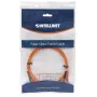Cable de fibra óptica Intellinet, OM2, ST/ST, 3 m, Naranja, Dúplex, Multimodo, 50/125 µm, LSZH, Fibra, garantía de por vida
