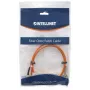 Cable de fibra óptica Intellinet, OM2, LC/SC, 3 m, Naranja, Dúplex, Multimodo, 50/125 µm, LSZH, Fibra óptica, garantía de por vida