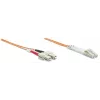 Intellinet 470391 cable de conexión de fibra óptica, OM2, LC/SC, dúplex, multimodo, 50/125 µm, 5 m, naranja
