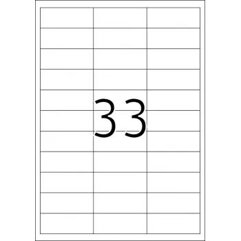 Etiqueta autoadhesiva para impresora HERMA Labels Premium A4 66x25,4 mm