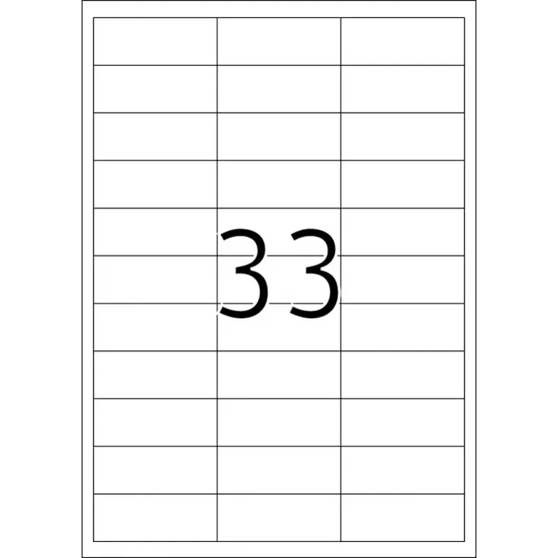 Etiqueta autoadhesiva para impresora HERMA Labels Premium A4 66x25,4 mm