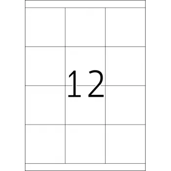 Etiqueta autoadhesiva para impresora HERMA Labels Premium A4 70x67,7 mm