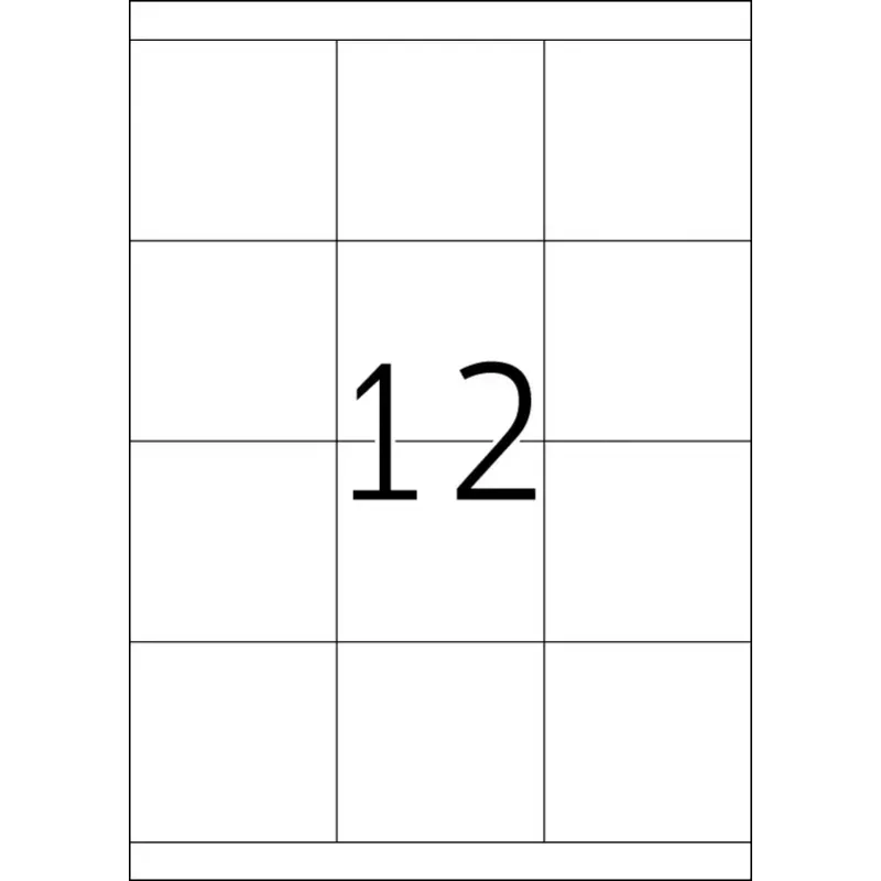 Etiqueta autoadhesiva para impresora HERMA Labels Premium A4 70x67,7 mm