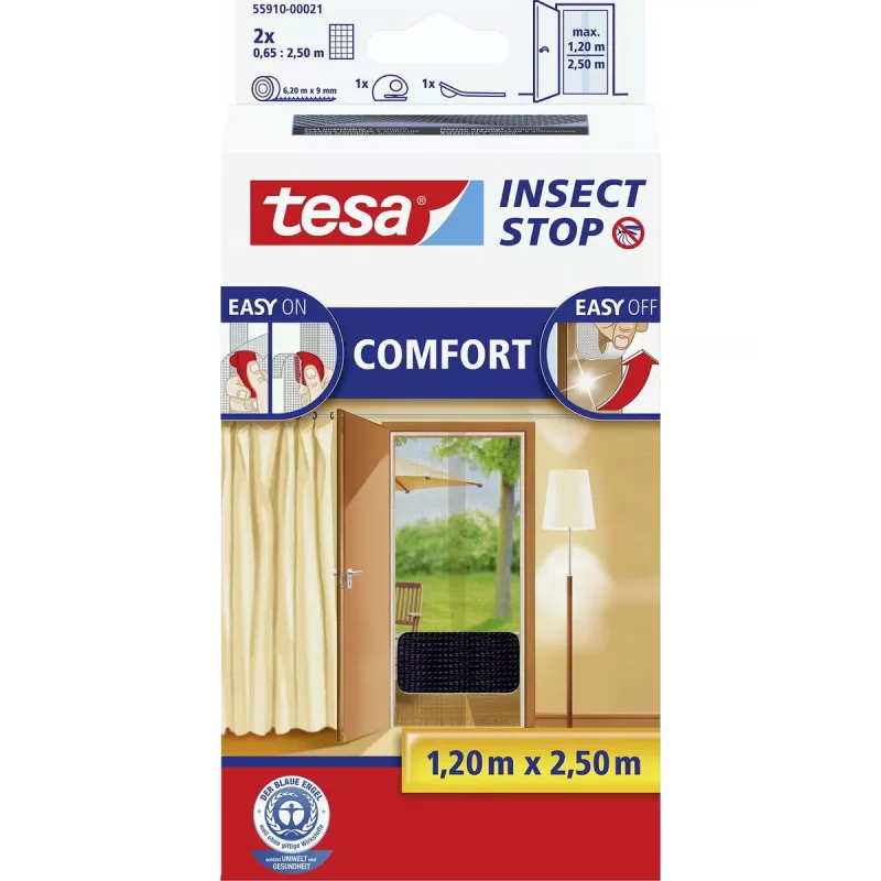 Mosquitera para puerta Tesa Comfort, 2 x 0,65 x 2,50 m