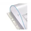 Funda perforada ampliable ELBA, A4, PP, 0,2 mm cristal transparente, abierta por arriba, con solapa de cierre grande (M670619)