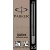 Parker Cartus Negro 5 uds.