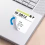 Etiquetas removibles HERMA 10108 A4 40x40 mm cuadradas blancas