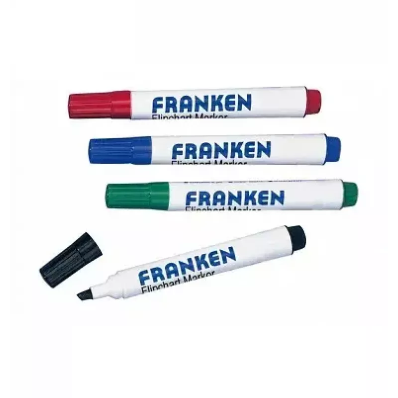 Rotulador Franken Z2203 4 uds. negro azul verde rojo