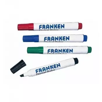 Rotulador Franken Z2203 4 uds. negro azul verde rojo