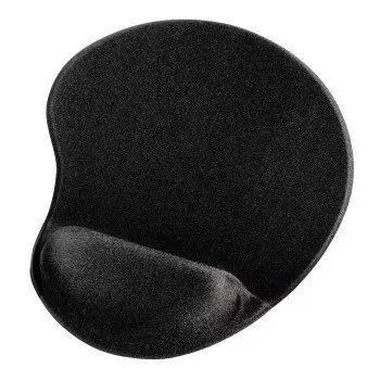 Alfombrilla de ratón Hama Ergonomic negra