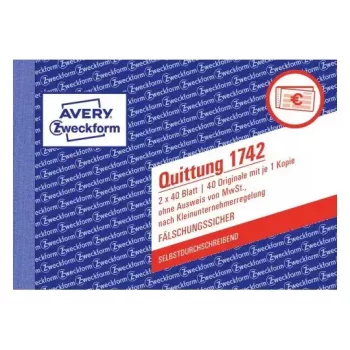 Libro de formularios de contabilidad A6 Avery 1742