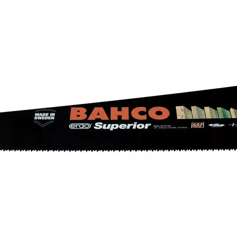 Bahco 2600-19-XT-HP Superior serrucho de mano, 475 mm, 9 TPI