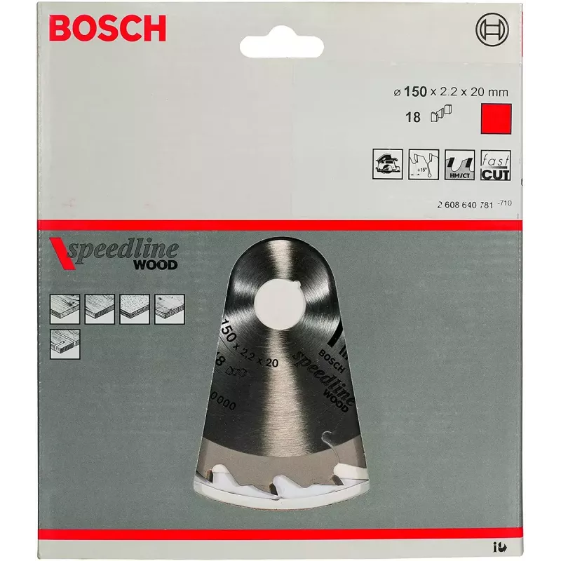 Disco de sierra circular Bosch 2608640781 15 cm para madera