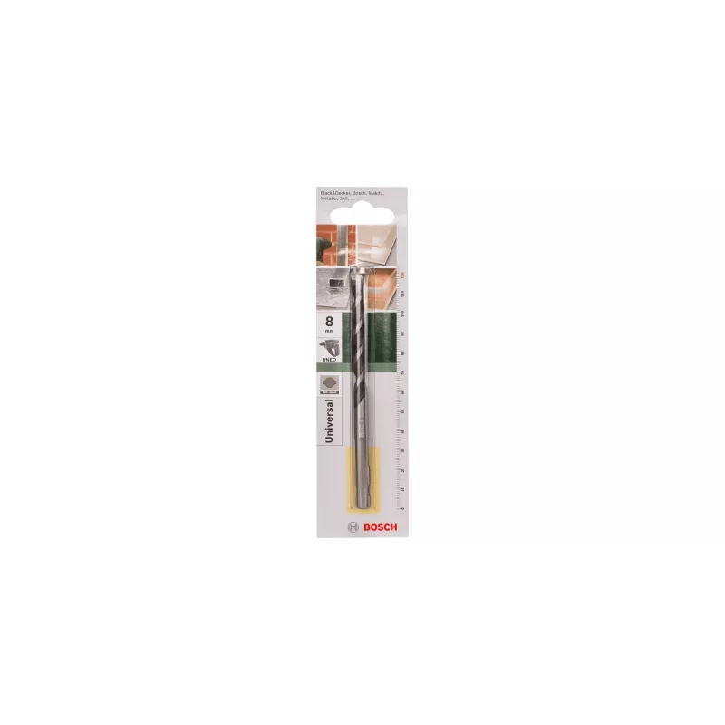 Broca multiuso Bosch SDS-Quick, martillo perforador, 8 mm, 120 mm, Multi, 7 cm, SDS-Quick