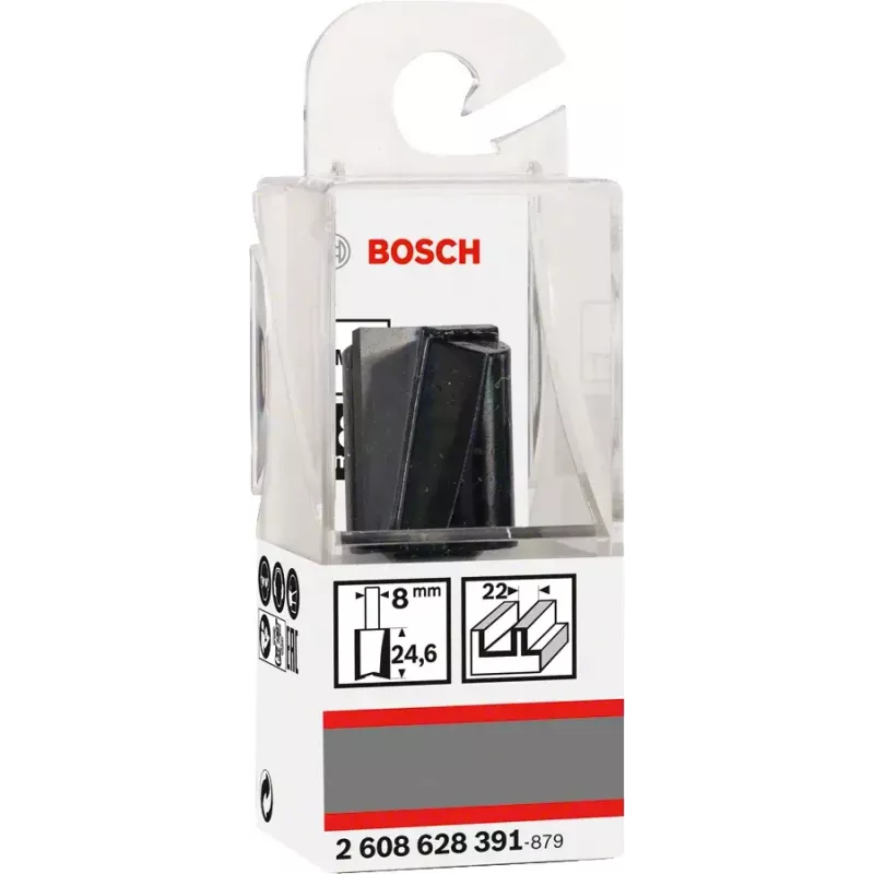 Fresa recta Bosch 2 608 628 391 longitud 56 mm longitud de trabajo 2,5 cm
