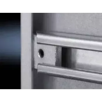Accesorio para rack Rittal 4333.120, carcasa de acero, plateado, compatible con TS y SE, pack de 2
