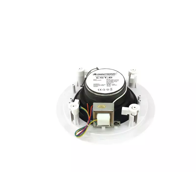 Altavoz de 2 vías Omnitronic 80710222 Blanco