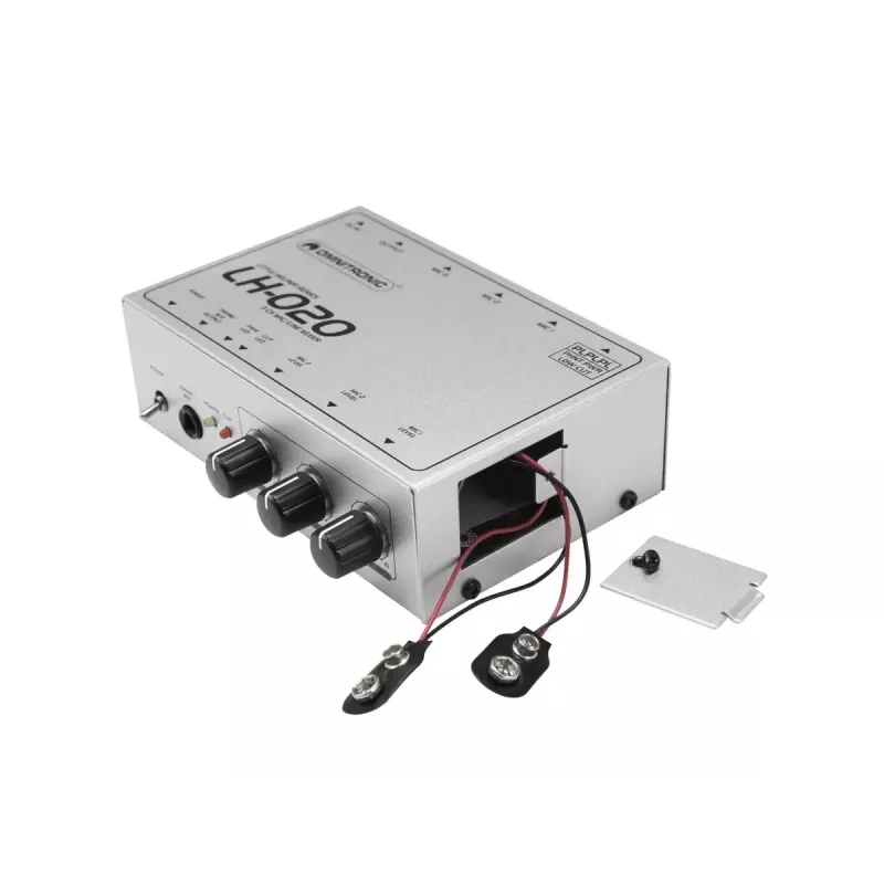 Mesa de mezclas de audio Omnitronic 10355020 3 canales 25 - 16000 Hz Blanco