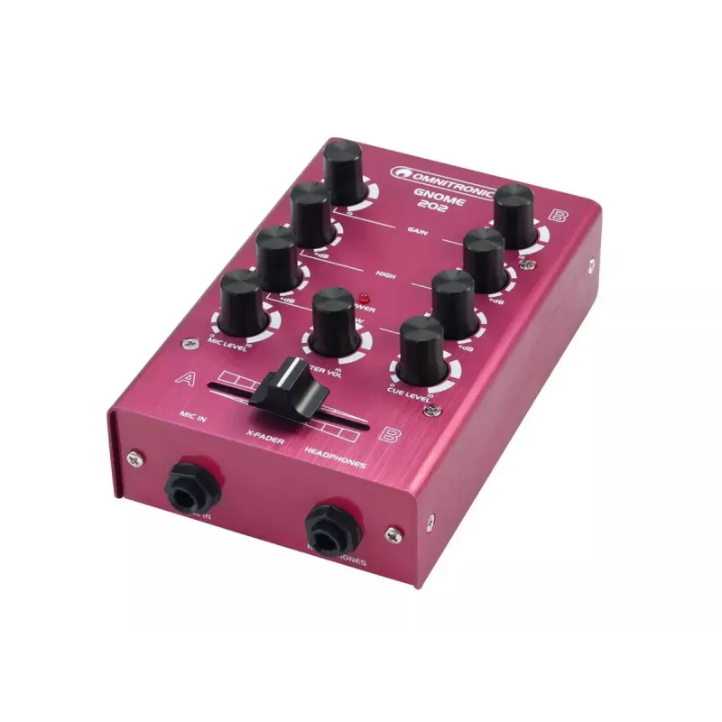 Omnitronic GNOME-202 2 canales 20 - 20000 Hz Rojo