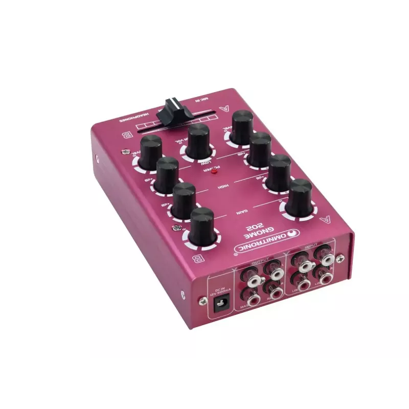 Omnitronic GNOME-202 2 canales 20 - 20000 Hz Rojo