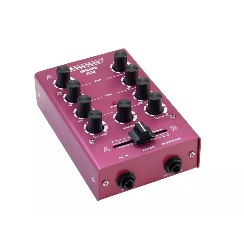 Omnitronic GNOME-202 2 canales 20 - 20000 Hz Rojo