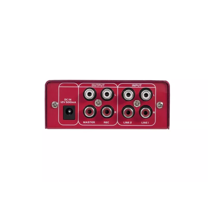 Omnitronic GNOME-202 2 canales 20 - 20000 Hz Rojo