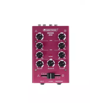 Omnitronic GNOME-202 2 canales 20 - 20000 Hz Rojo