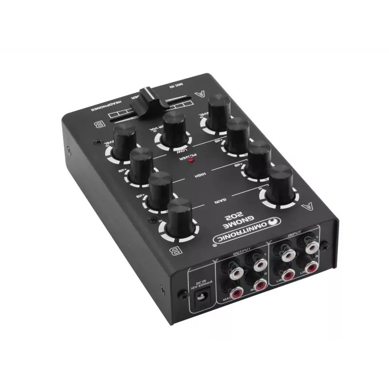 Mesa de mezclas Omnitronic GNOME-202 2 canales 20 - 20000 Hz Negro