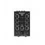 Mesa de mezclas Omnitronic GNOME-202 2 canales 20 - 20000 Hz Negro