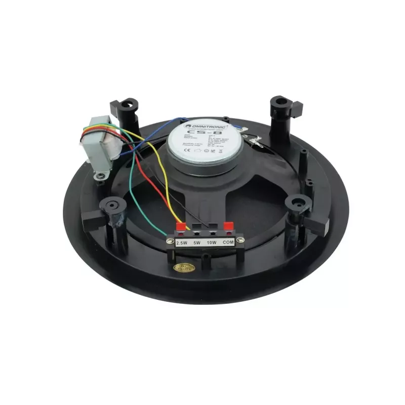 Altavoz de rango completo Omnitronic 80710231 Negro Cableado 10 W