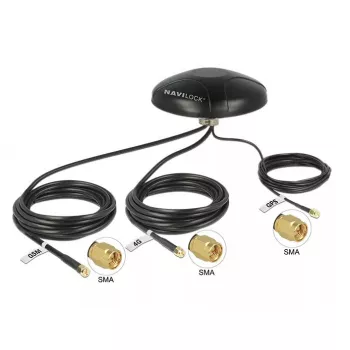 Antena parabólica DELOCK Navilock 12457 28 dBi ganancia 14,4 cm de diámetro