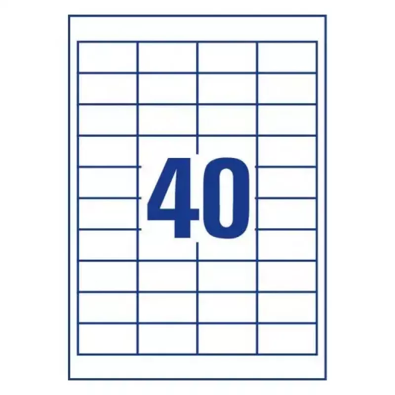 Etiqueta autoadhesiva rectangular AVERY 6126