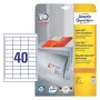 Etiqueta autoadhesiva rectangular AVERY 6126