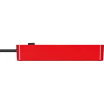 Alargador de corriente Brennenstuhl 1153240070 1,5 m 4 tomas de corriente para interior negro rojo
