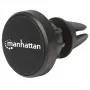 Soporte magnético para rejilla de ventilación de coche Manhattan, fijación con pinza ajustable, colocación y extracción rápidas, base antideslizante, negro, garantía de por vida