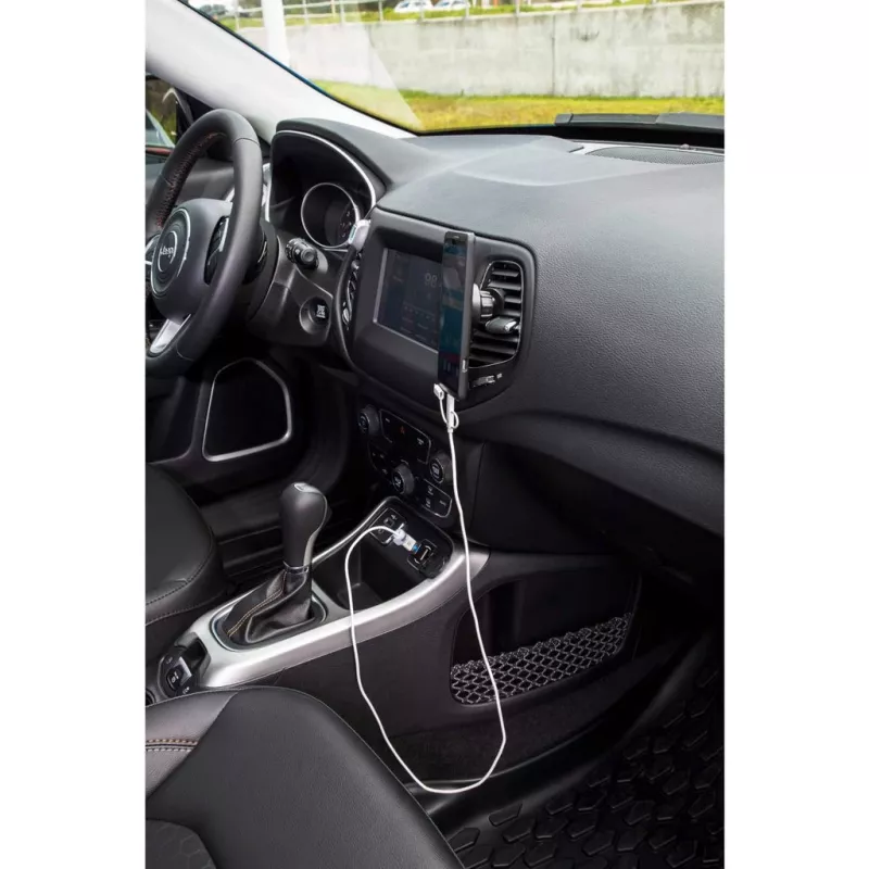 Soporte magnético para rejilla de ventilación de coche Manhattan, fijación con pinza ajustable, colocación y extracción rápidas, base antideslizante, negro, garantía de por vida