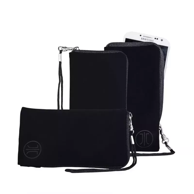 Funda de bolsillo JT BERLIN 10136 negra para Apple iPhone 5/5S/6/7/8 Google Pixel