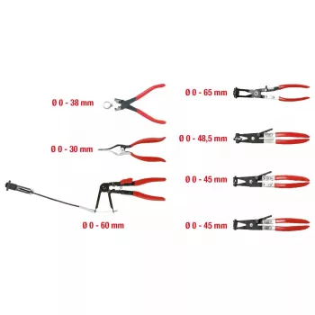 Alicates KS Tools 115.1055 acero cromo-molibdeno