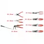 Alicates KS Tools 115.1055 acero cromo-molibdeno