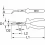 Alicate KS Tools 117.1767 peso 140 g embalaje 350x250x130 mm