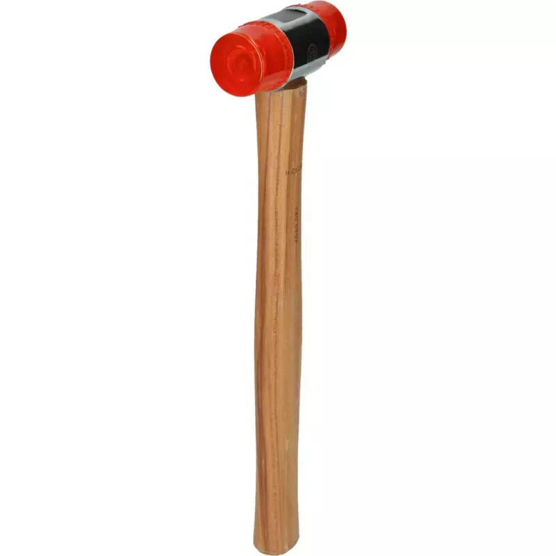 Martillo de goma KS Tools 140.5202 cabeza de plástico mango de madera 30 cm 350 g