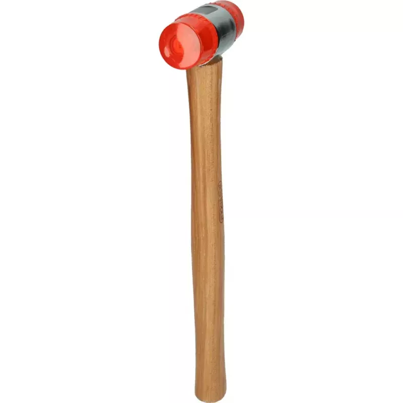 Martillo de goma KS Tools 140.5202 cabeza de plástico mango de madera 30 cm 350 g