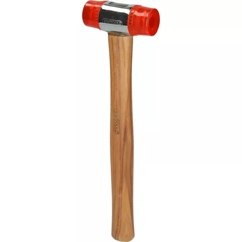 Martillo de goma KS Tools 140.5202 cabeza de plástico mango de madera 30 cm 350 g