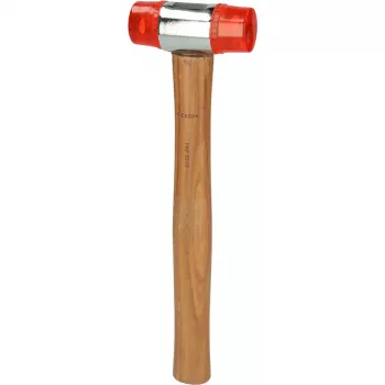 Martillo de goma KS Tools 140.5202 cabeza de plástico mango de madera 30 cm 350 g